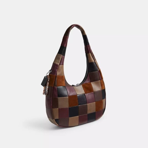 NWT Coachtopia Alter/Ego Crescent Shoulder Bag Upcrafted Suede and  Leather - Picture 5 of 11